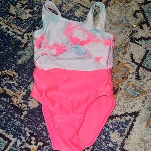 Cat & Jack 2T one piece swim w/ cutouts VGUC